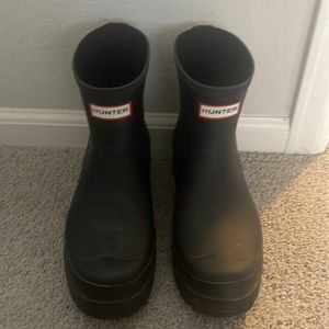 Hunter booties-black